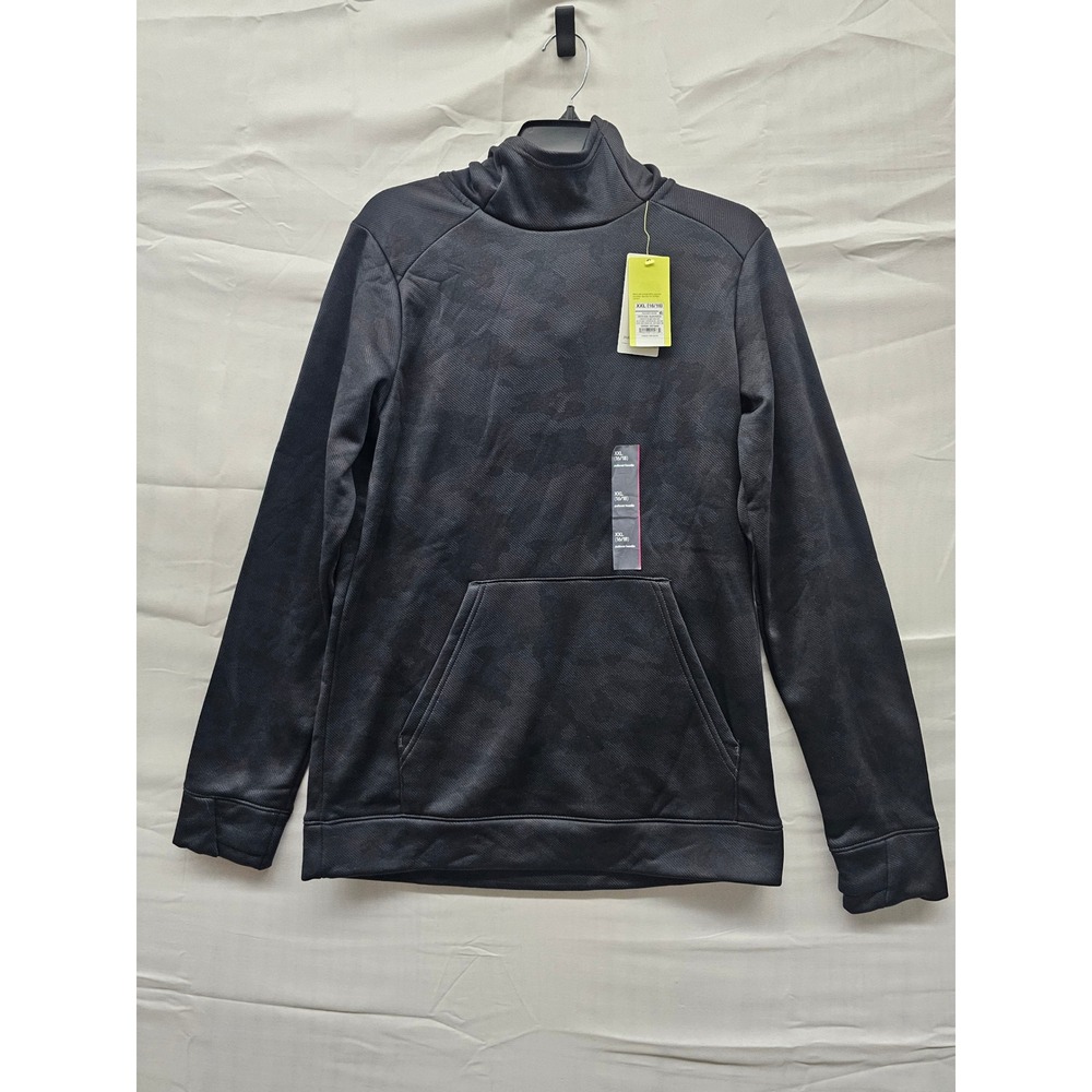 All In Motion Boys Black Camo Pullover Hoodie Sweatshirt XXL 16/18 New With Tags